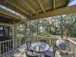 Deck with BBQ Grill at 11 Beachside Drive